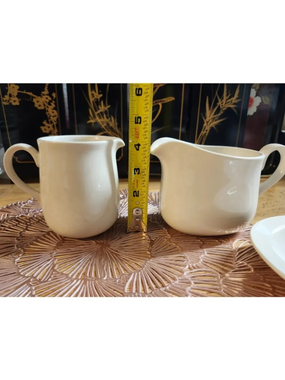 Corning Ware Creamer, Gravy Boat & Underplate Cream USA Corningware